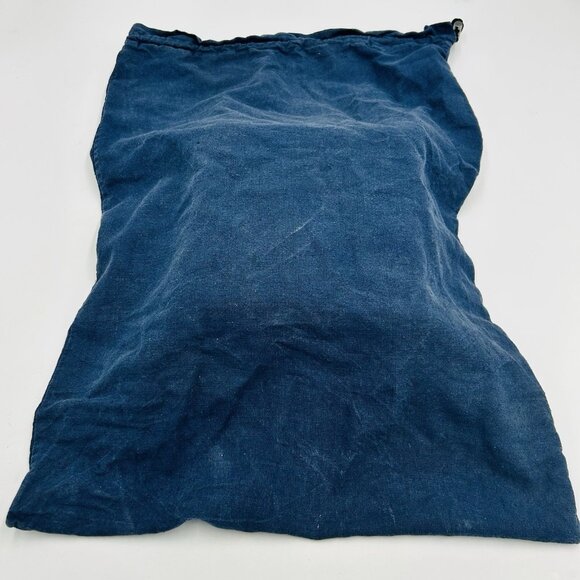 Lucchese Boot Maker Large Dark Blue 16 X 25 Inch Drawstring Storage Dust Bag - Picture 3 of 3